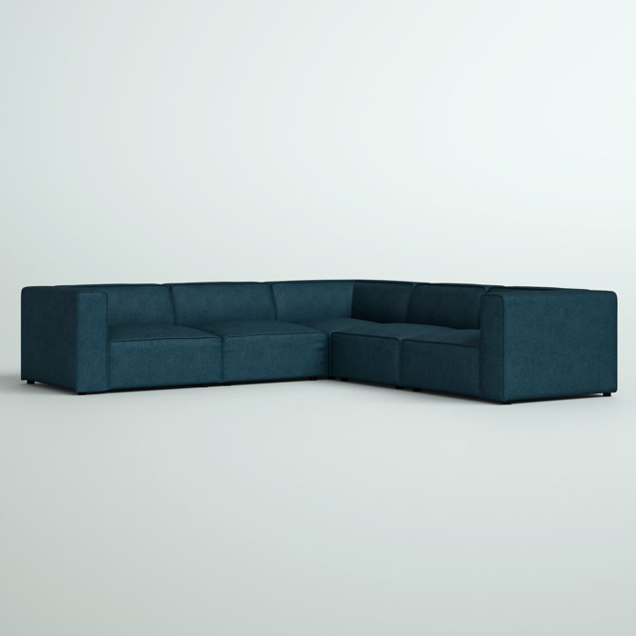 Mercury Row® Teagan 5 Piece Upholstered Sectional & Reviews Wayfair